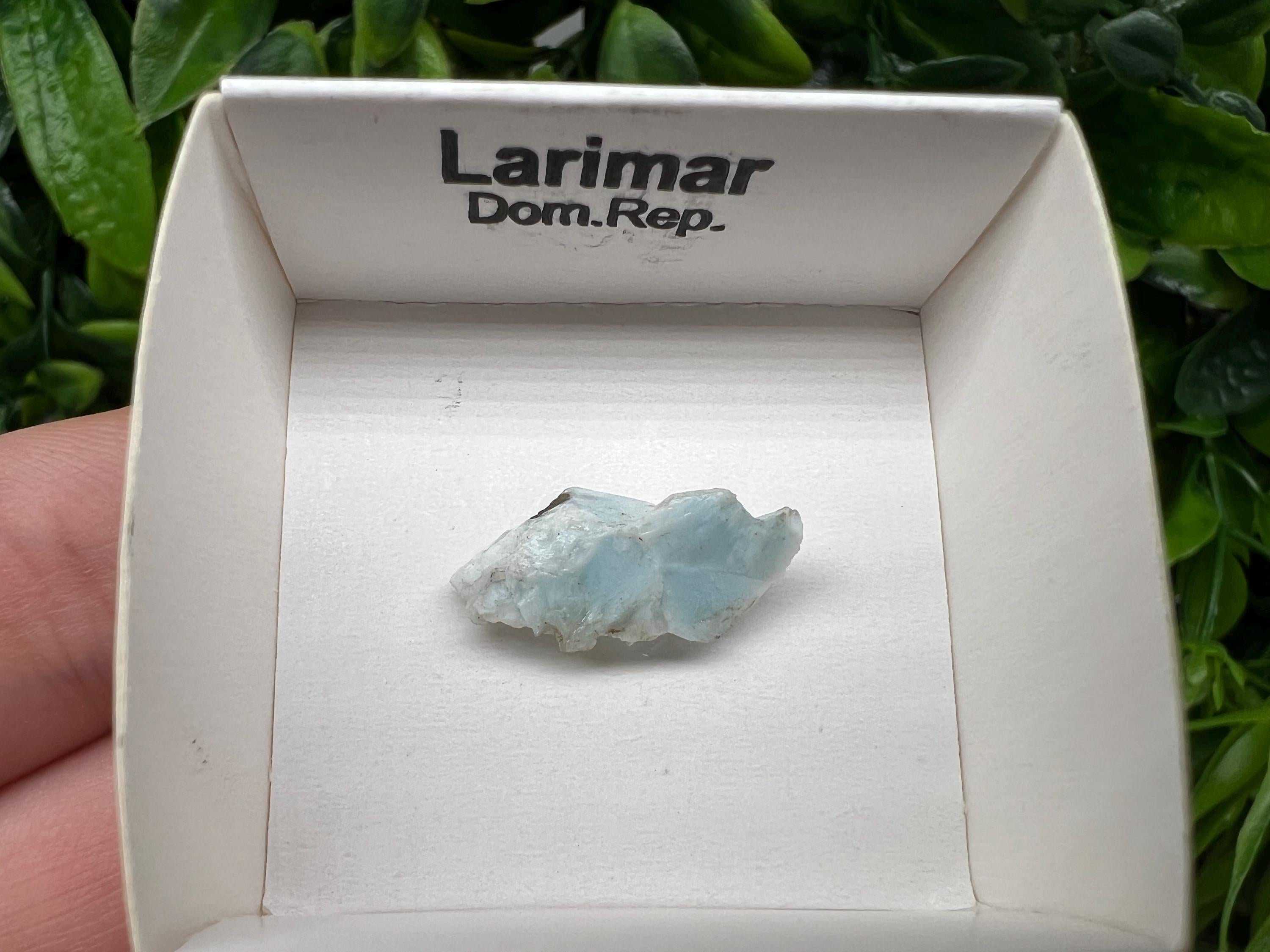 Rare Raw Larimar Crystal Specimen, Dominican Republic Mineral