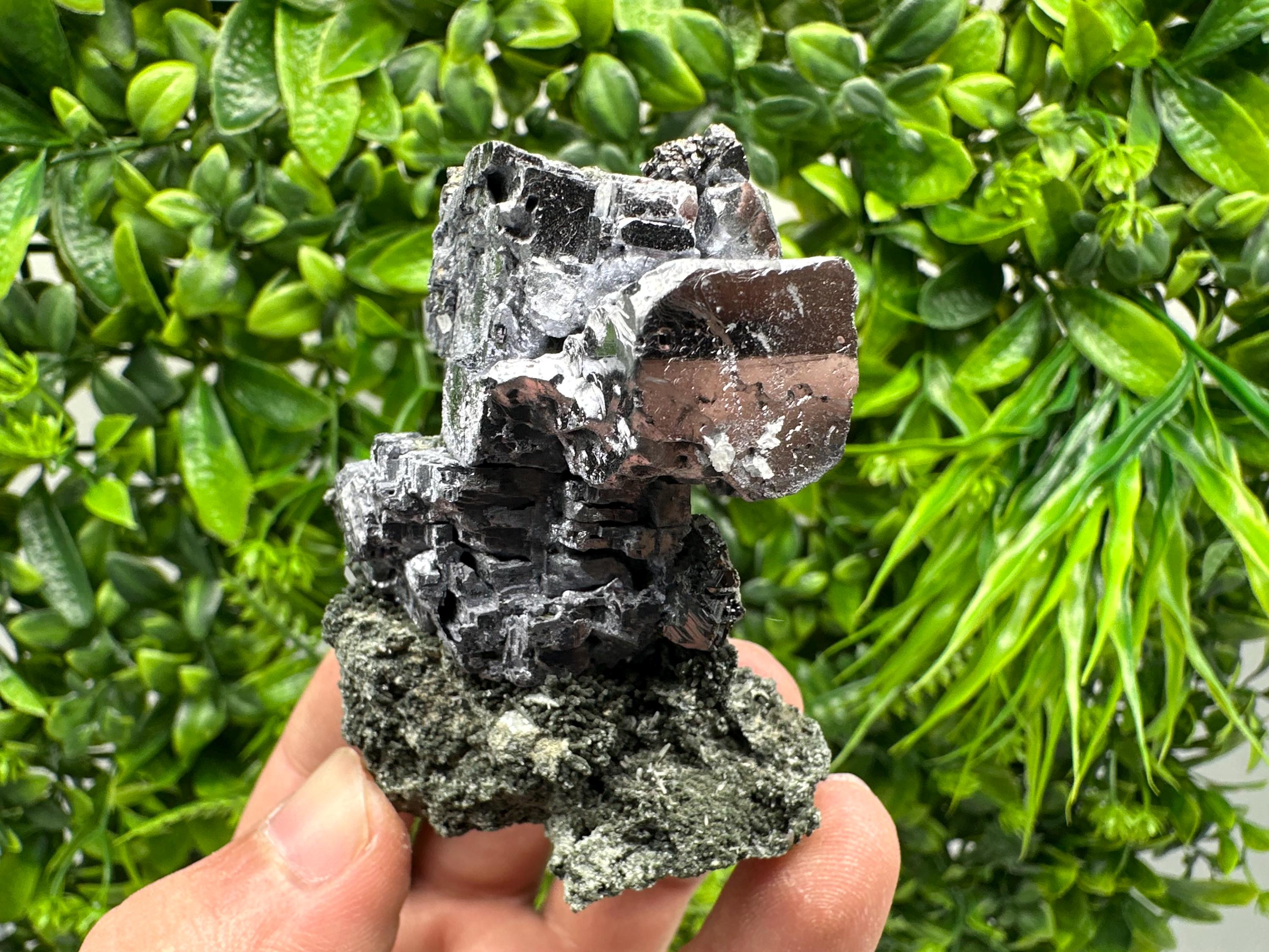 Galena Quartz Sphalerite Matrix, Borieva Mine Mineral Specimen