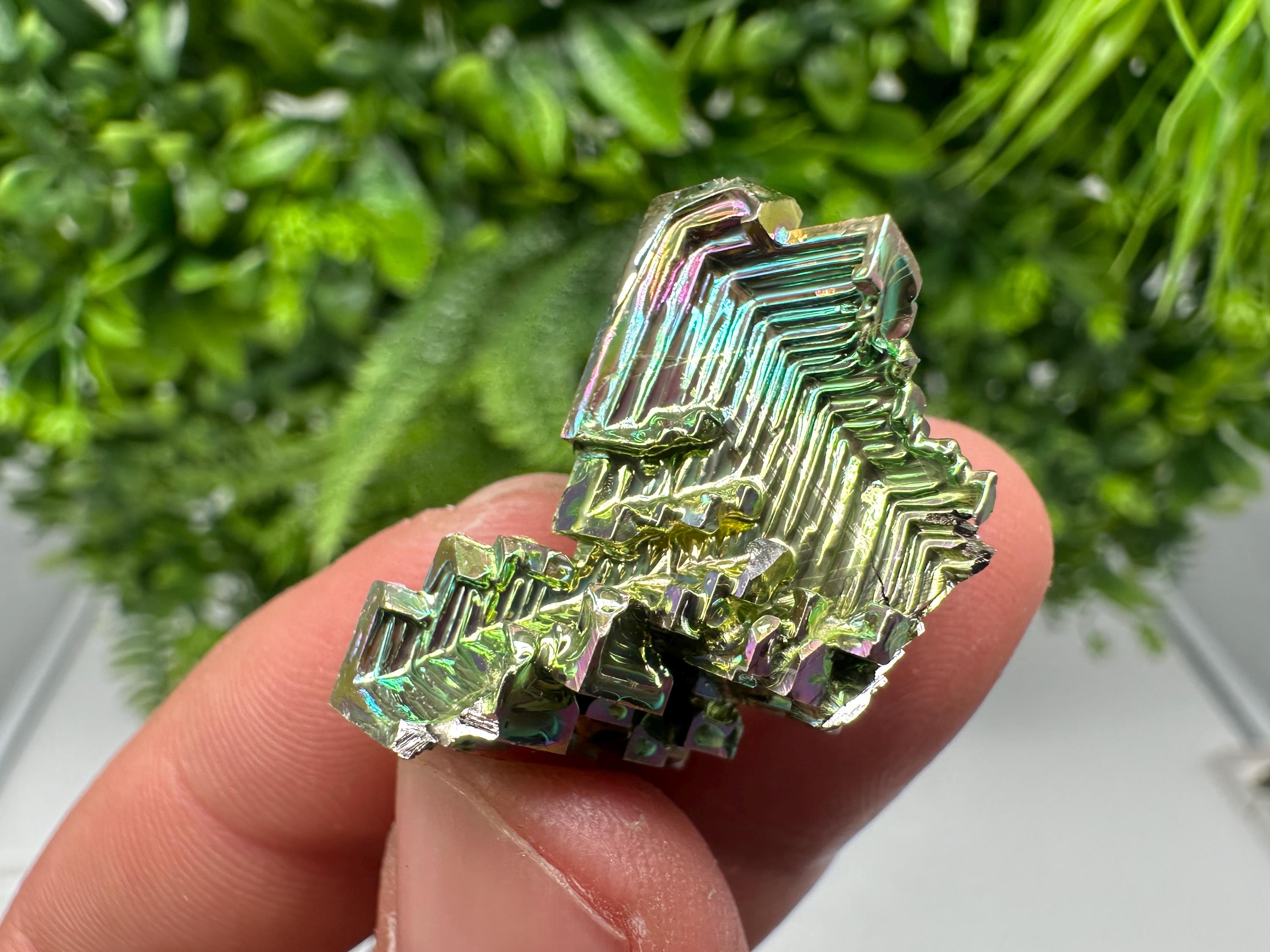 Rainbow Bismuth Crystal: Rare Gemstone Specimen,wholesale Bismuth