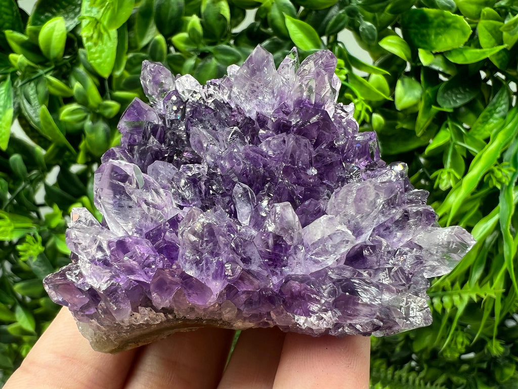 Uruguay Amethyst Crystal: Purple Quartz Home Decor, Energy Stone