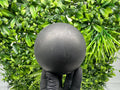 Large Shungite Sphere: Unpolished EMF Protection Crystal, 8cm