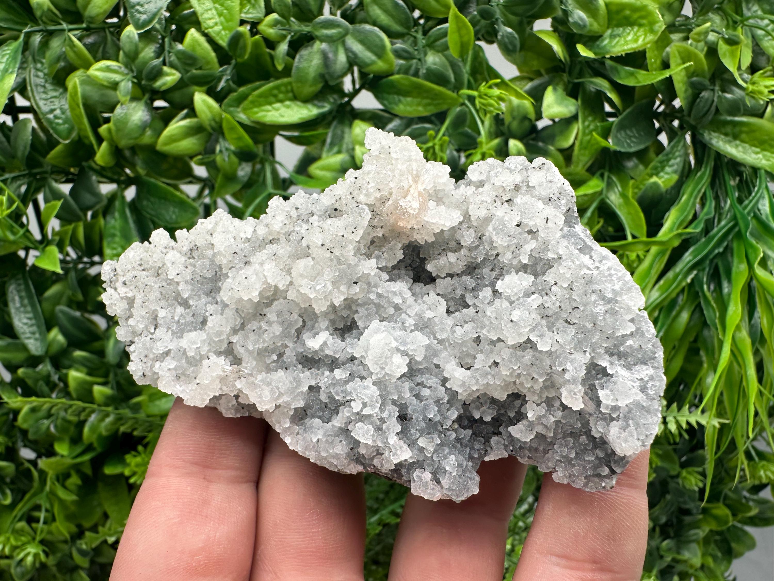 Natural Chalcedony Specimen: India Crystal Mineral, Home Decor