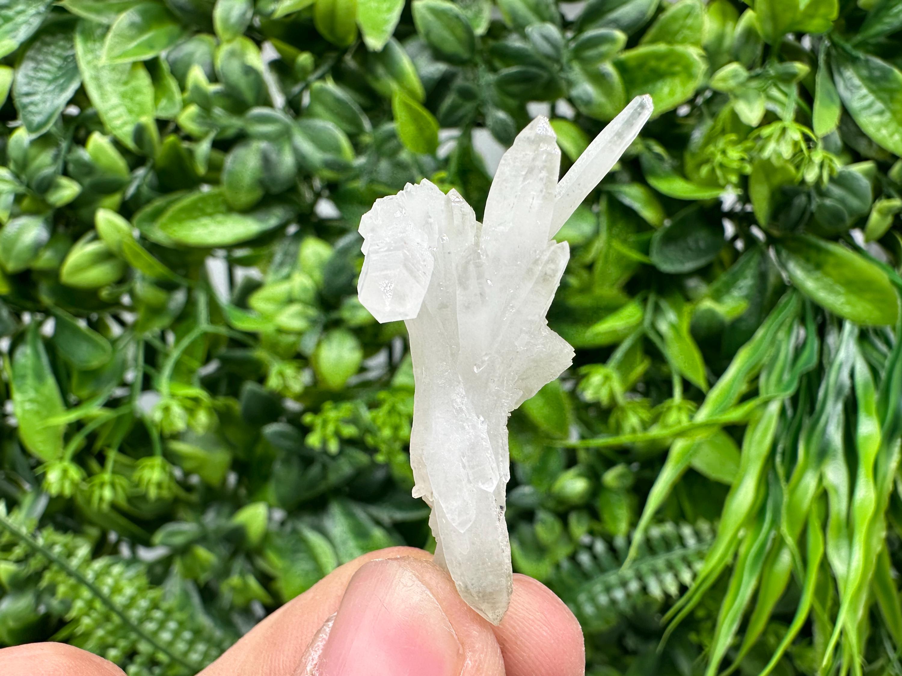 Quartz Limonite Crystal Specimen, Iron Oxide Mineral Decor