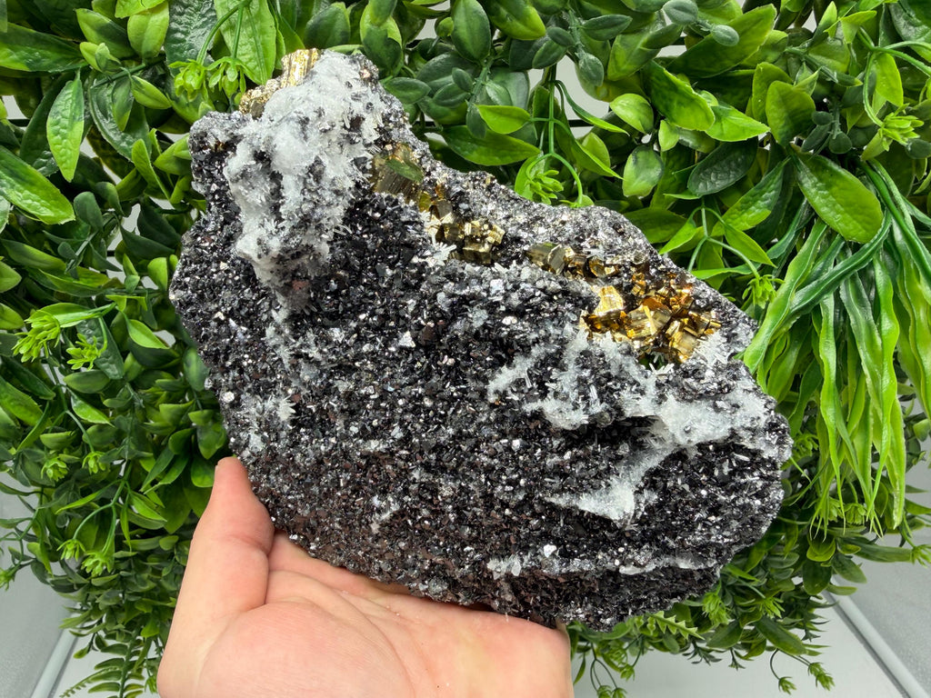 Pyrite Sphalerite Quartz  Mineral Specimen, Krushev dol Mine