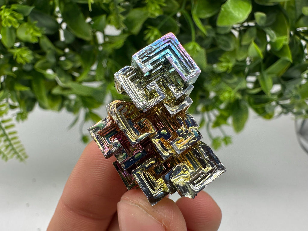 Rainbow Bismuth Crystal: Rare Gemstone Specimen,wholesale Bismuth