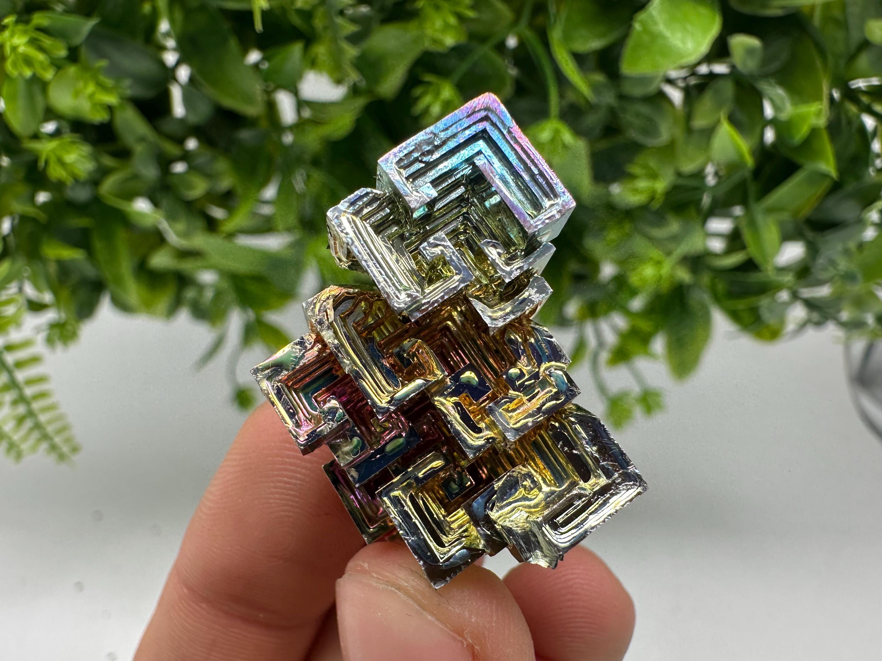 Rainbow Bismuth Crystal: Rare Gemstone Specimen,wholesale Bismuth
