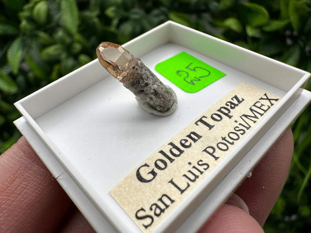 Golden Topaz Crystal, Mineral Specimen from Mexico