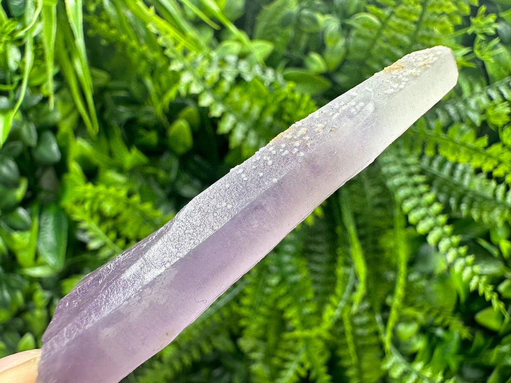Amethyst Phantom Quartz with Chalcedony and Chlorite Inclusions