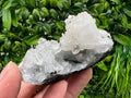 Transparent Apophyllite on Chalcedony, Natural Crystal Specimen, India Minerals