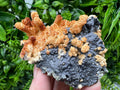 Spinel Law Galena, Quartz, Calcite Mineral Specimen, Home Decor Stone