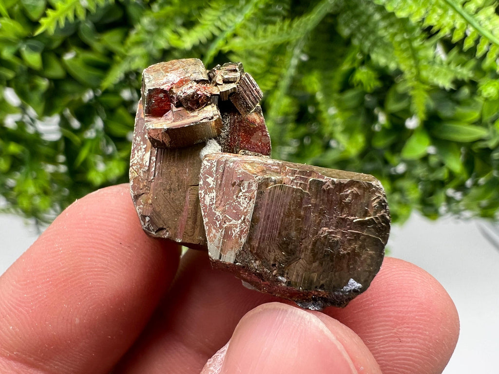 Rainbow Pyrite Hematite Cluster, Borieva Mine, Bulgaria