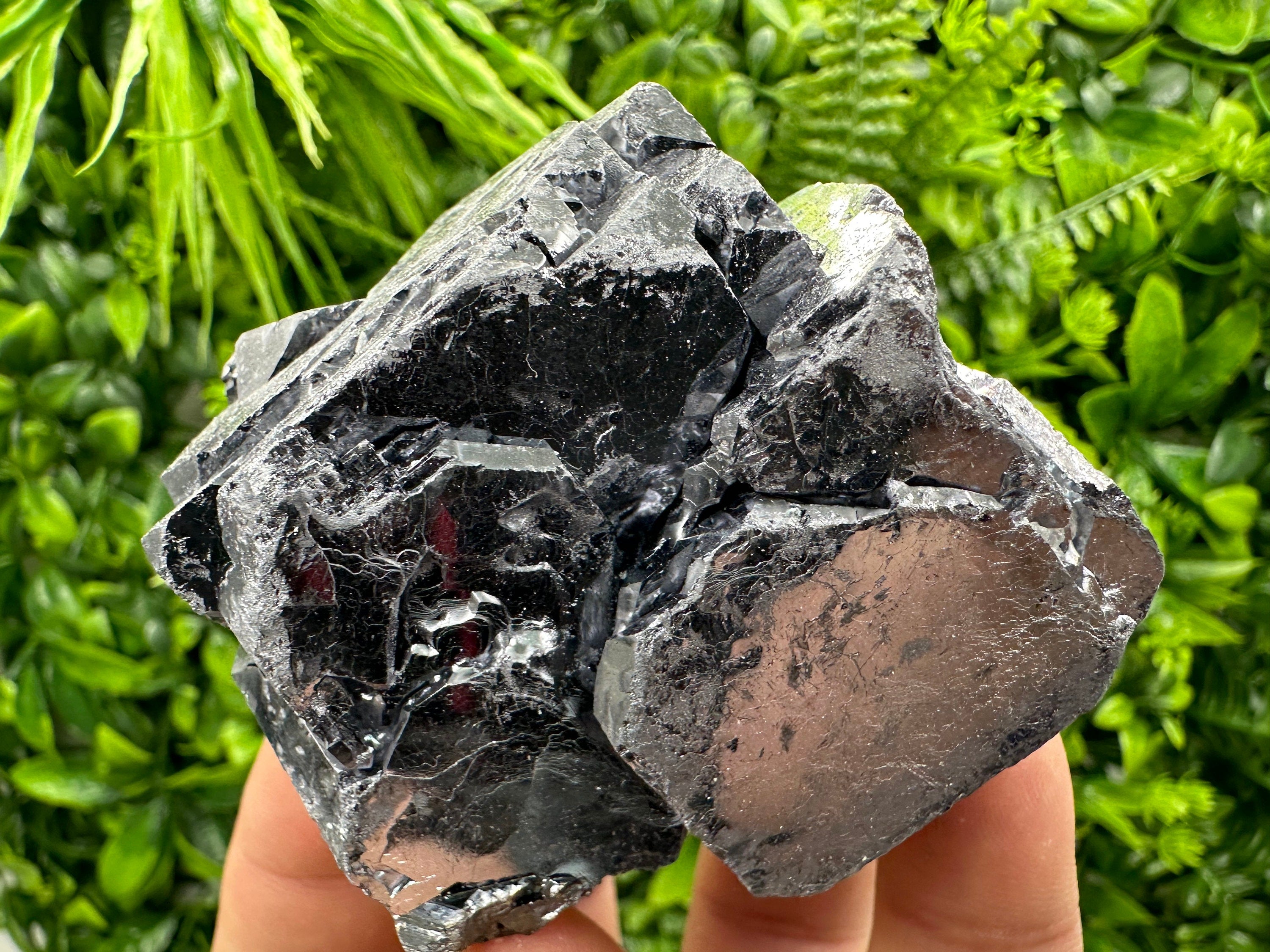 Mirror Galena Crystal: Natural Mineral Specimen, Bulgaria