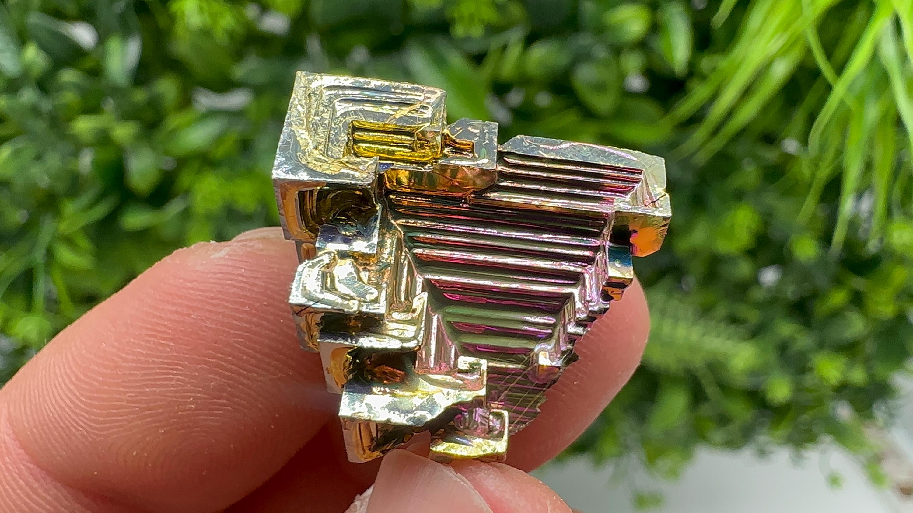 Rainbow Bismuth Crystal: Rare Gemstone Specimen,wholesale Bismuth