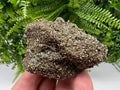 Pyrite on Green Quartz Specimen, Borieva Bulgaria Mineral Decor