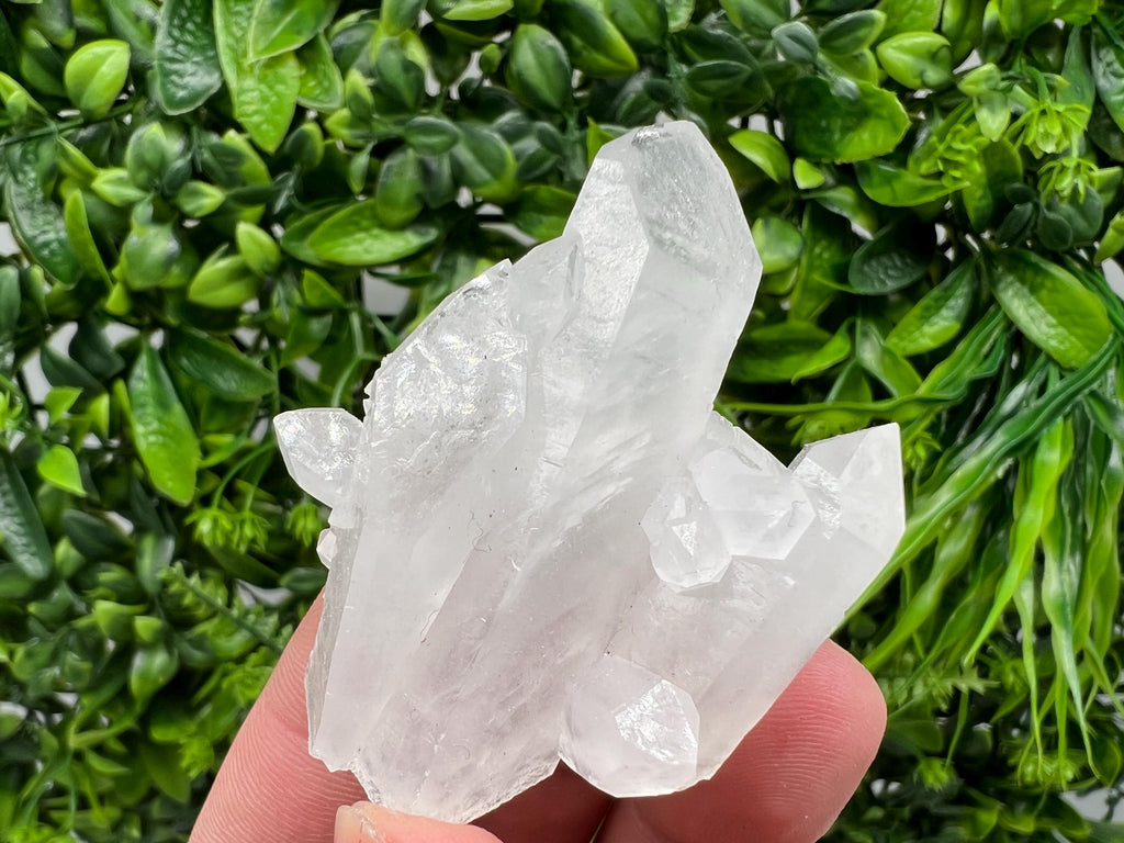 Transparent Quartz Cluster, Bulgarian Mineral Specimen, Home Decor Stone