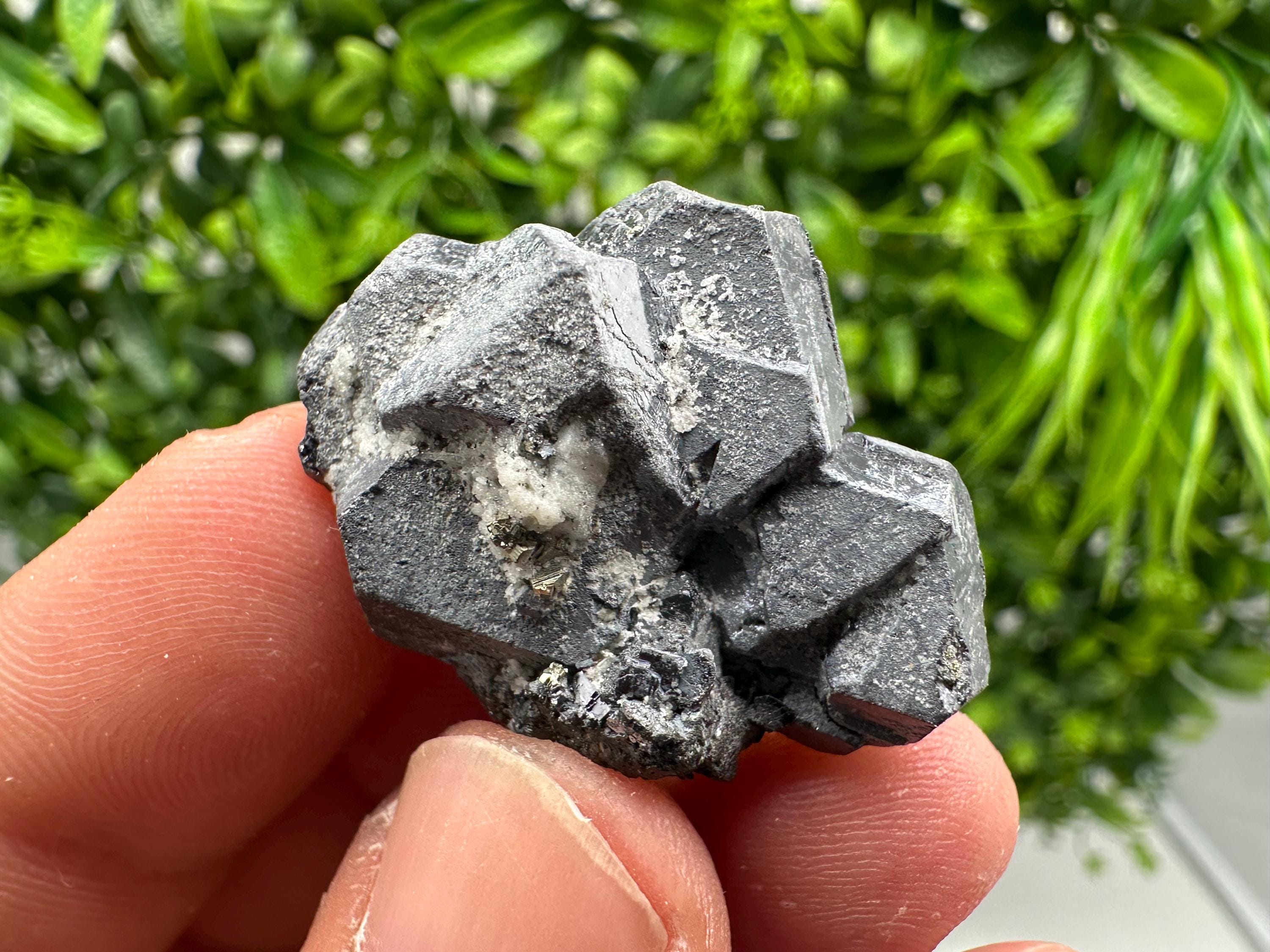 Galena Crystal Cluster from Borieva Mine, Bulgaria