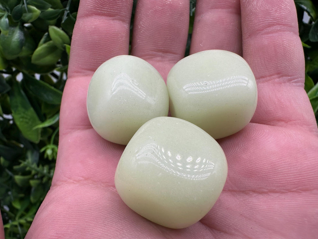 Luminous Tumble Stone: Glow in the Dark Healing Crystal