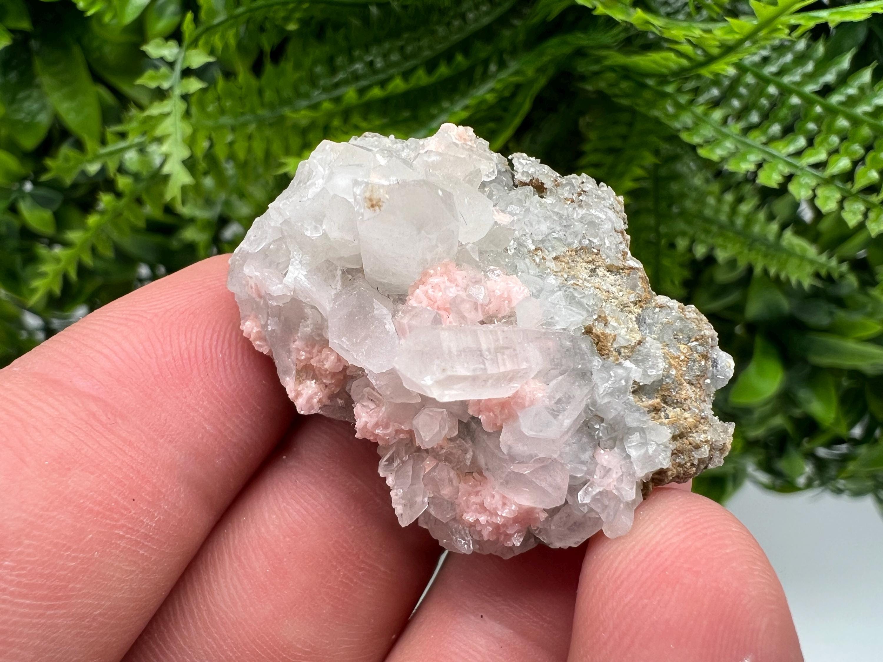 Beautiful Rhodochrosite perfect pink colour Starnica Mine Davidcovo Bulgaria natural minerals souvenir crystal gift home decor stone gift