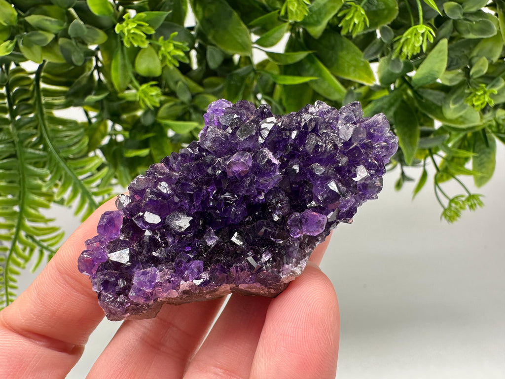 Uruguay Amethyst Crystal: Purple Quartz Home Decor, Energy Stone