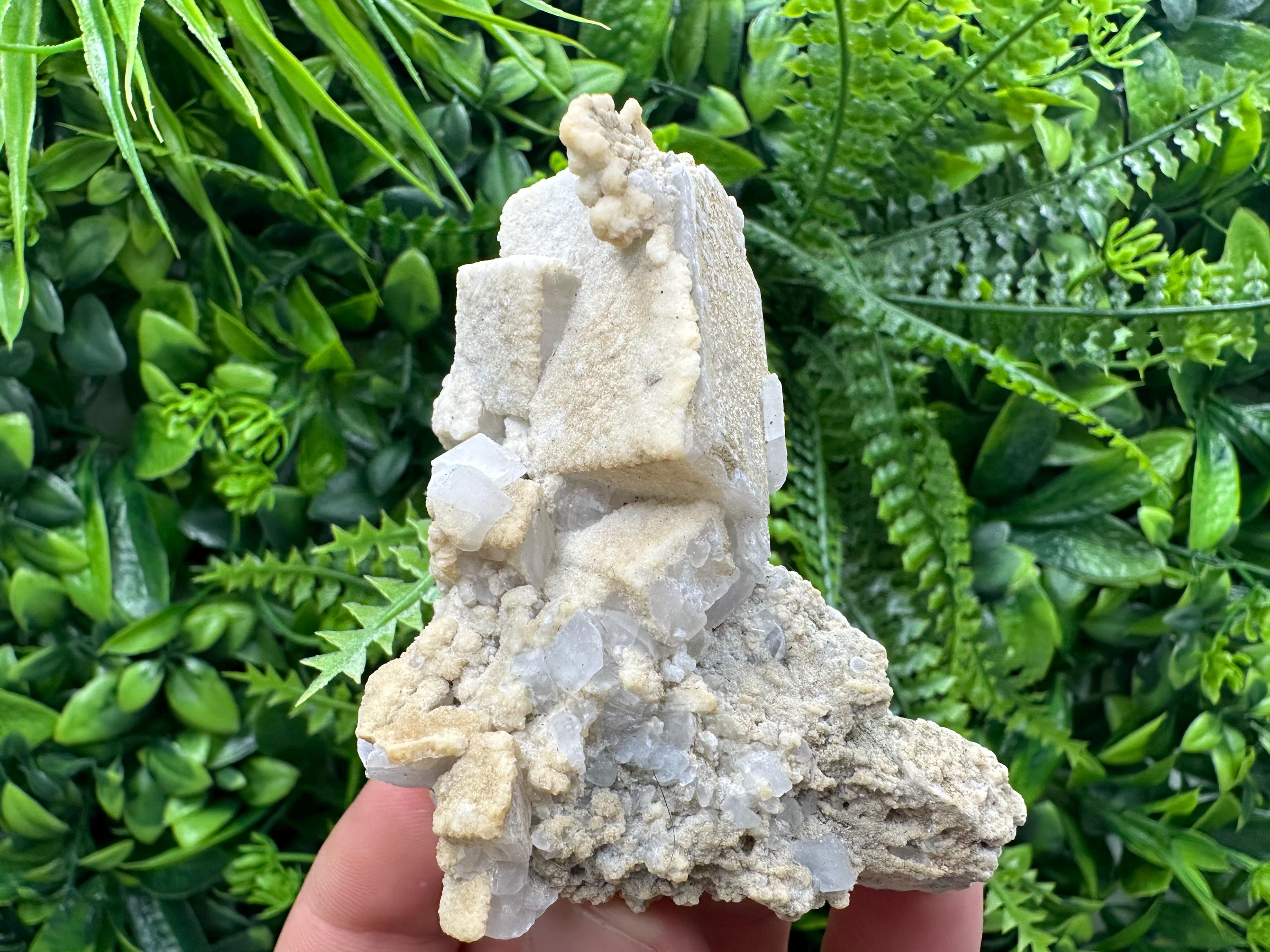 Bulgarian Calcite Specimen, Krushev Dol Mine, Two Generations Crystal