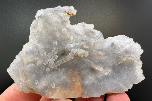 Blue Chalcedony Quartz with Chlorite Inclusions, Bulgaria Mineral Specimen