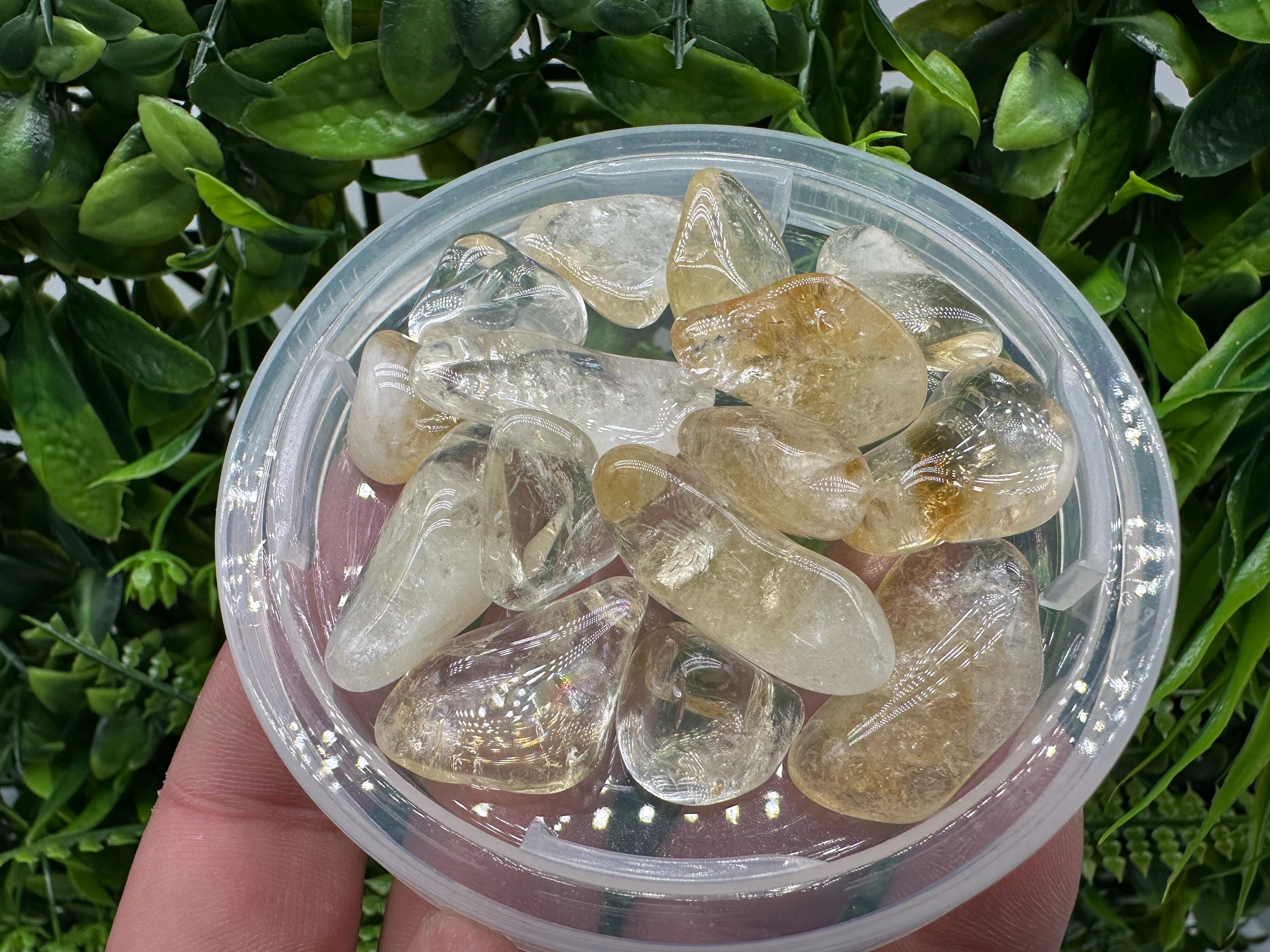 Citrine Tumbled Stone: Healing Crystal Gemstone