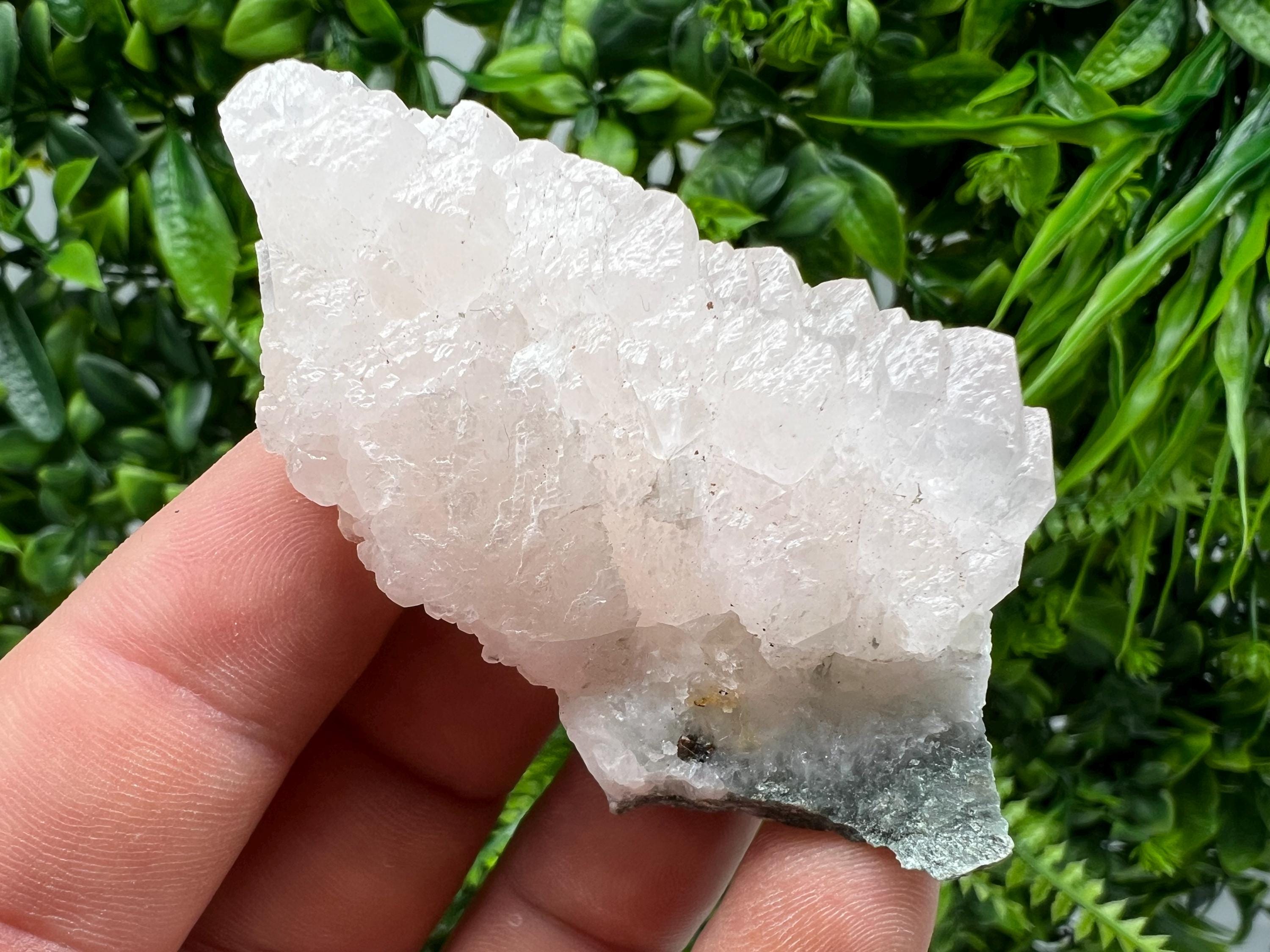 Rare UV Calcite Cluster, Djurcovo Mine, Bulgaria, Mineral Specimen
