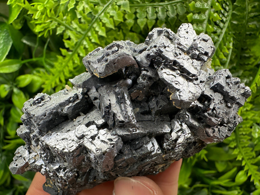 Skeleton Galena Cluster, Rare Morphology Crystal, Bulgaria Mineral Souvenir