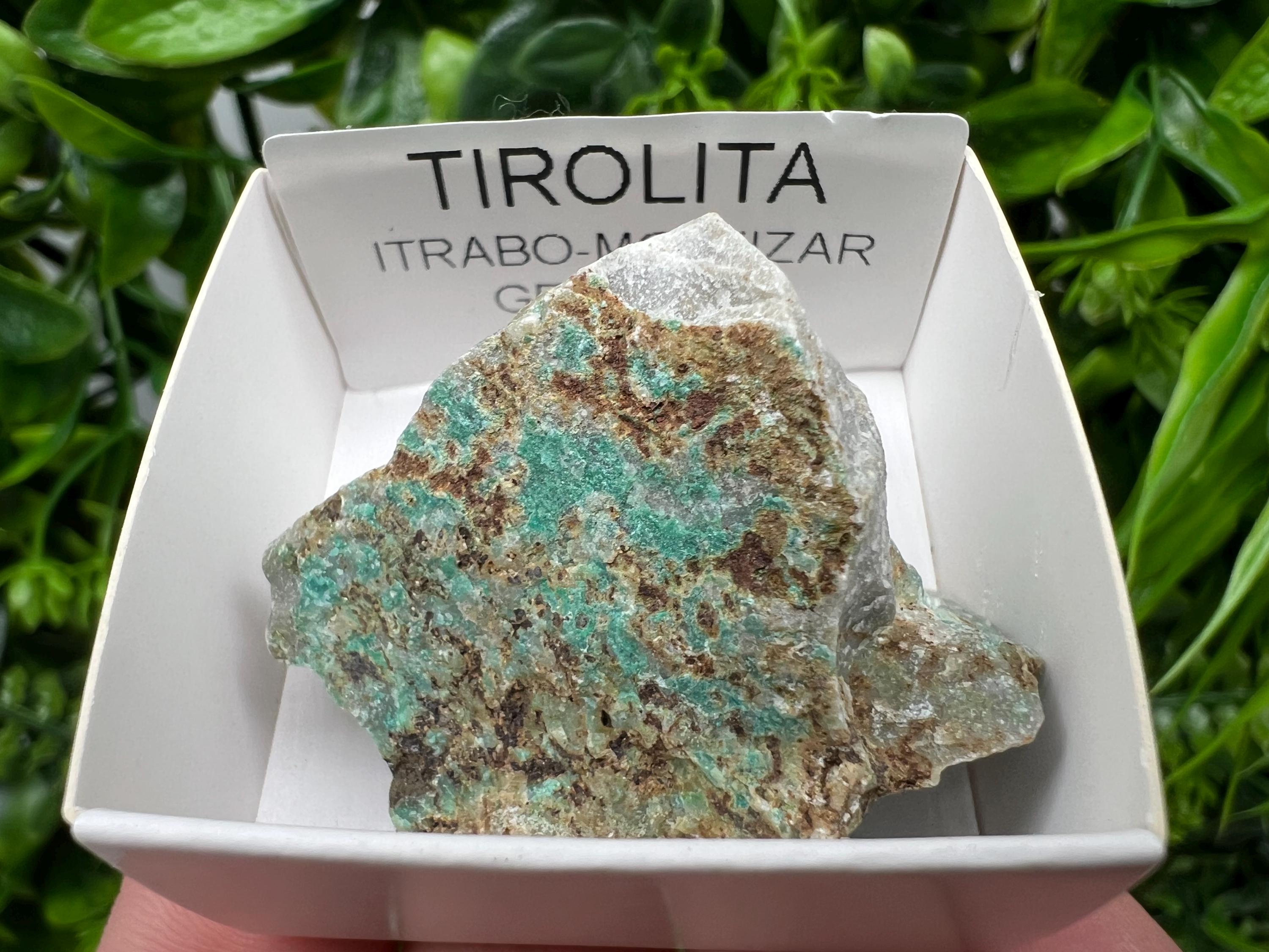 Rare Raw Tirolite Specimen: Granada Spain Mineral Collection