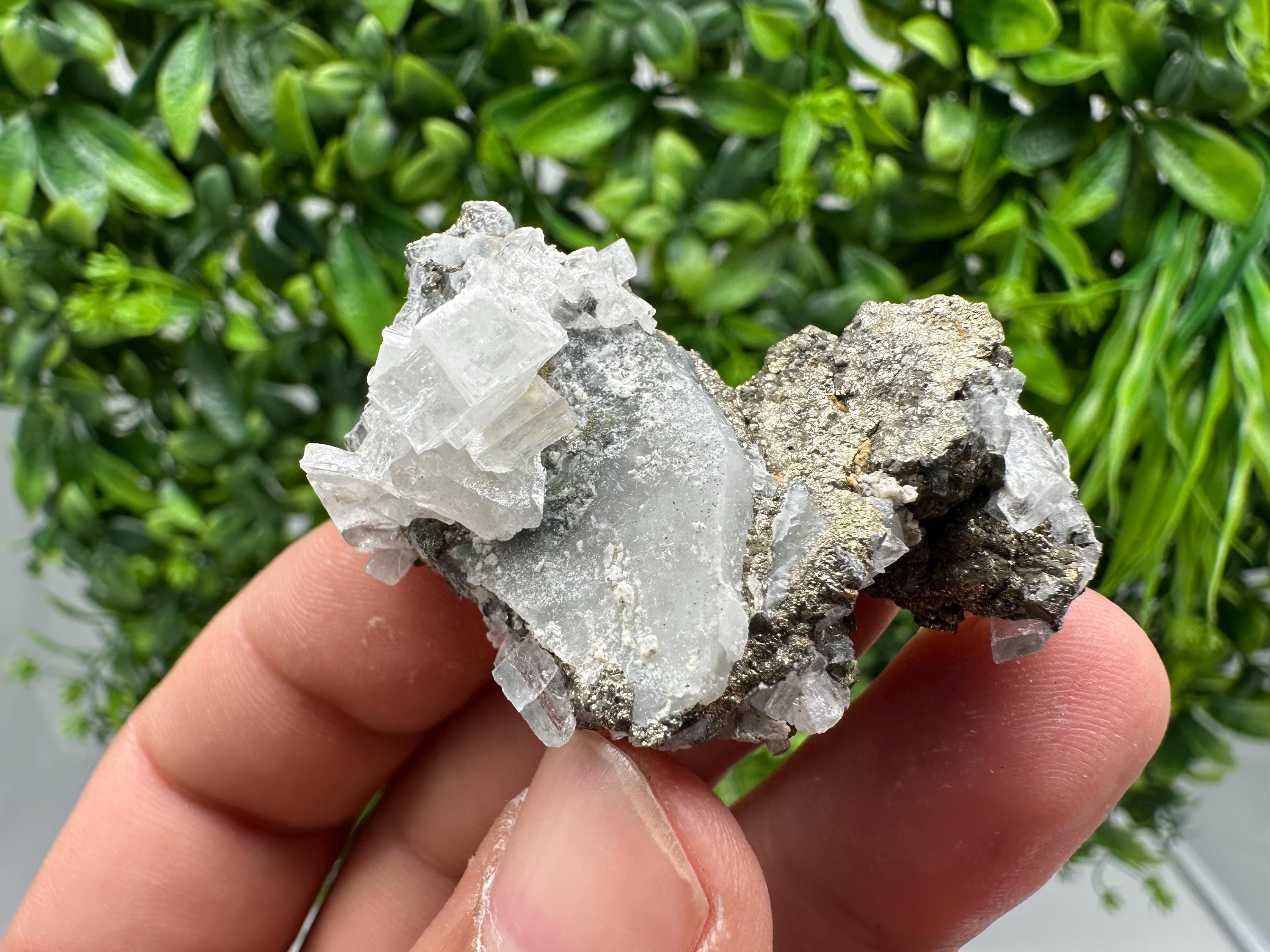 Barite Marcasite on Chalcedony, Androvo Mine, Bulgaria