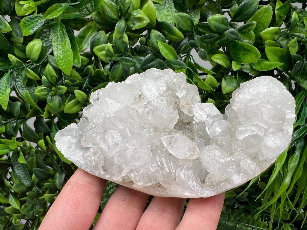 Apophyllite Stilbite Chalcedony Specimen: India Minerals Crystal Collection