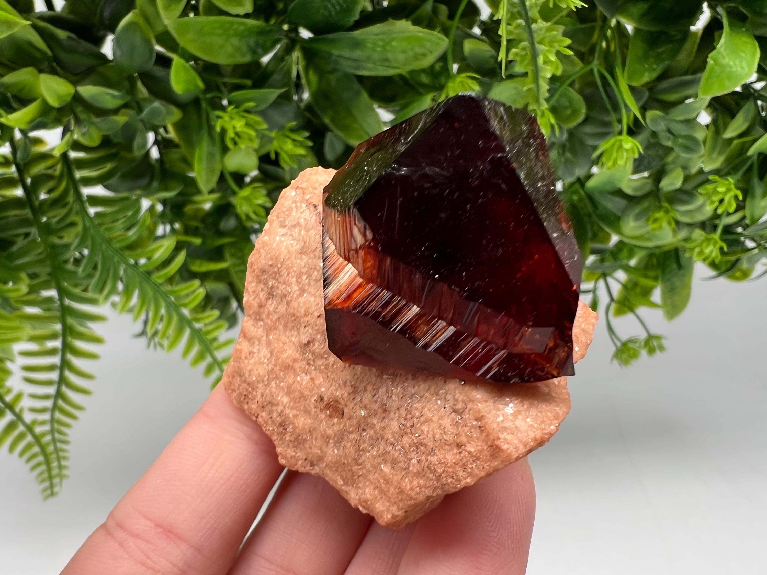 Orange-Brown Arcanite Mineral Specimen, Santa Ana Tin Mine