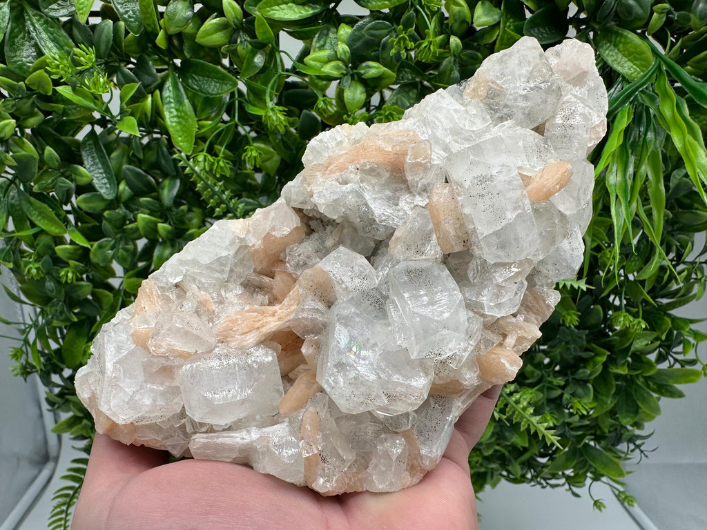 STUNNING Apophyllite,Stilbite,on CHALCEDONY,natural,collection minerals specimen,India ,Mineral,Crystal,Stone Mineral Specimen India Crystal