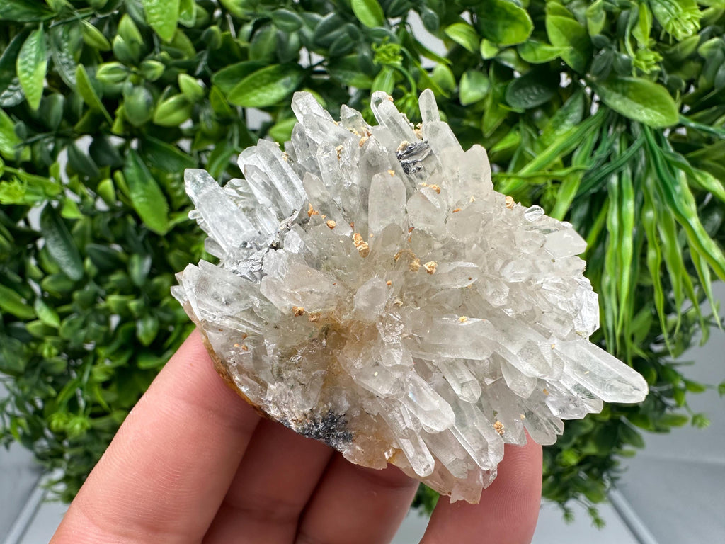 Stunning Quartz whit Sphalerite,Hematite,Iron oxide from 9th September mine,natural,collectible mineral specimen,home decor stone,gift,cryst