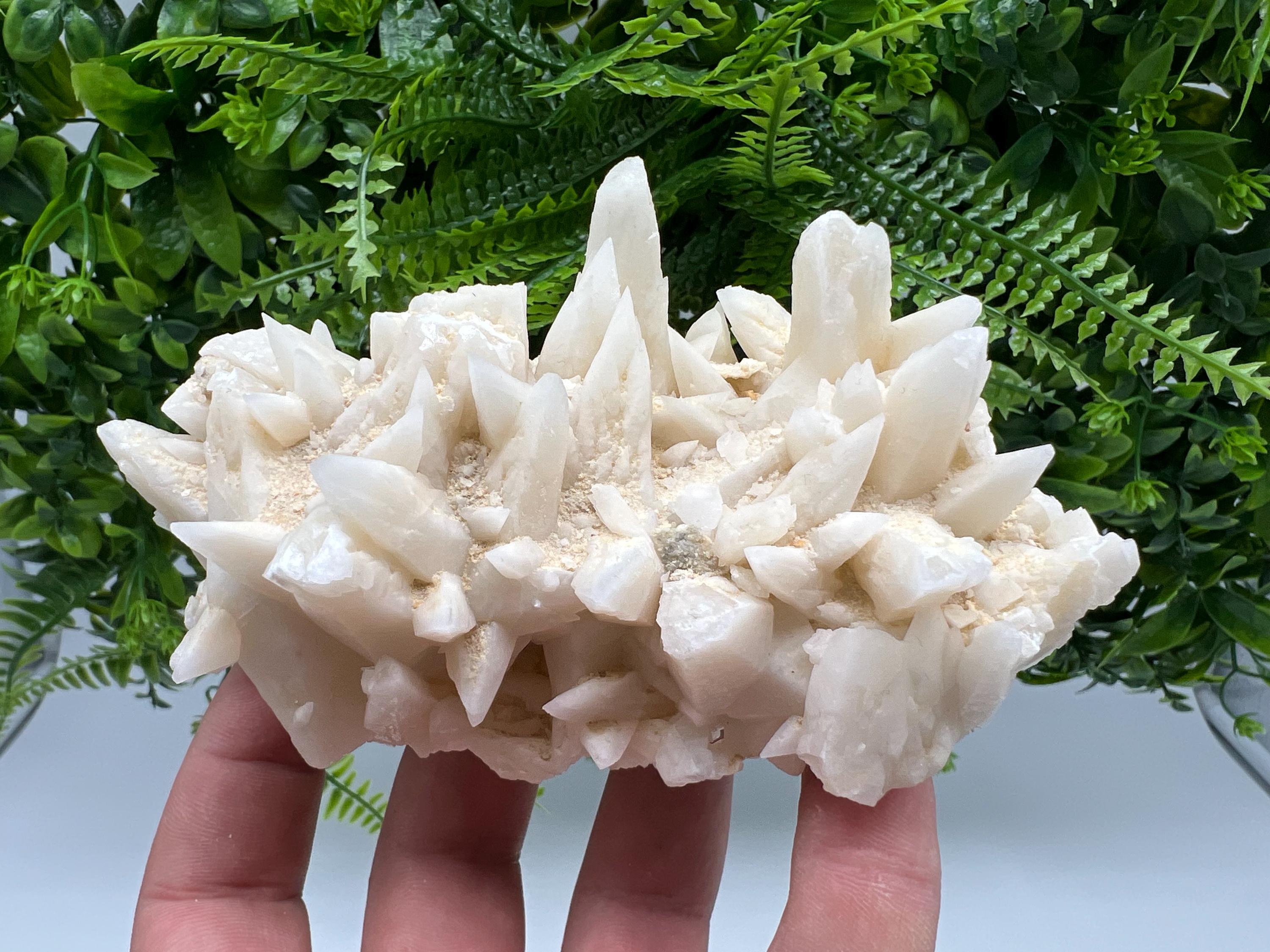 Calcite on Aragonite: Rare Healing Crystal from Bulgaria
