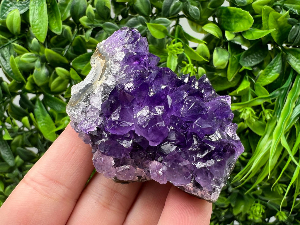 Uruguay Amethyst Crystal: Purple Quartz Home Decor, Energy Stone