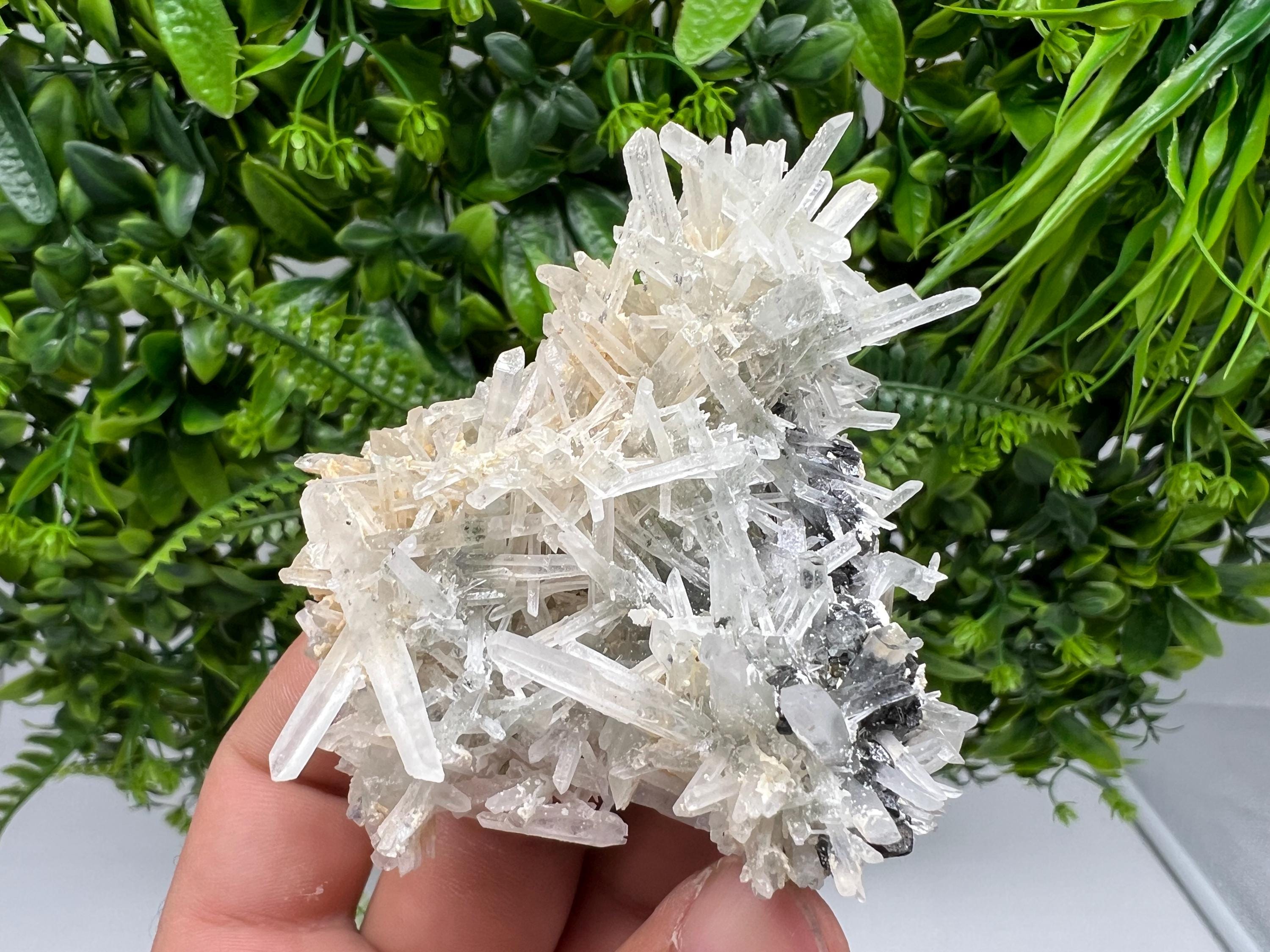 Quartz with Sphalerite Cluster, Krushev dol Bulgaria