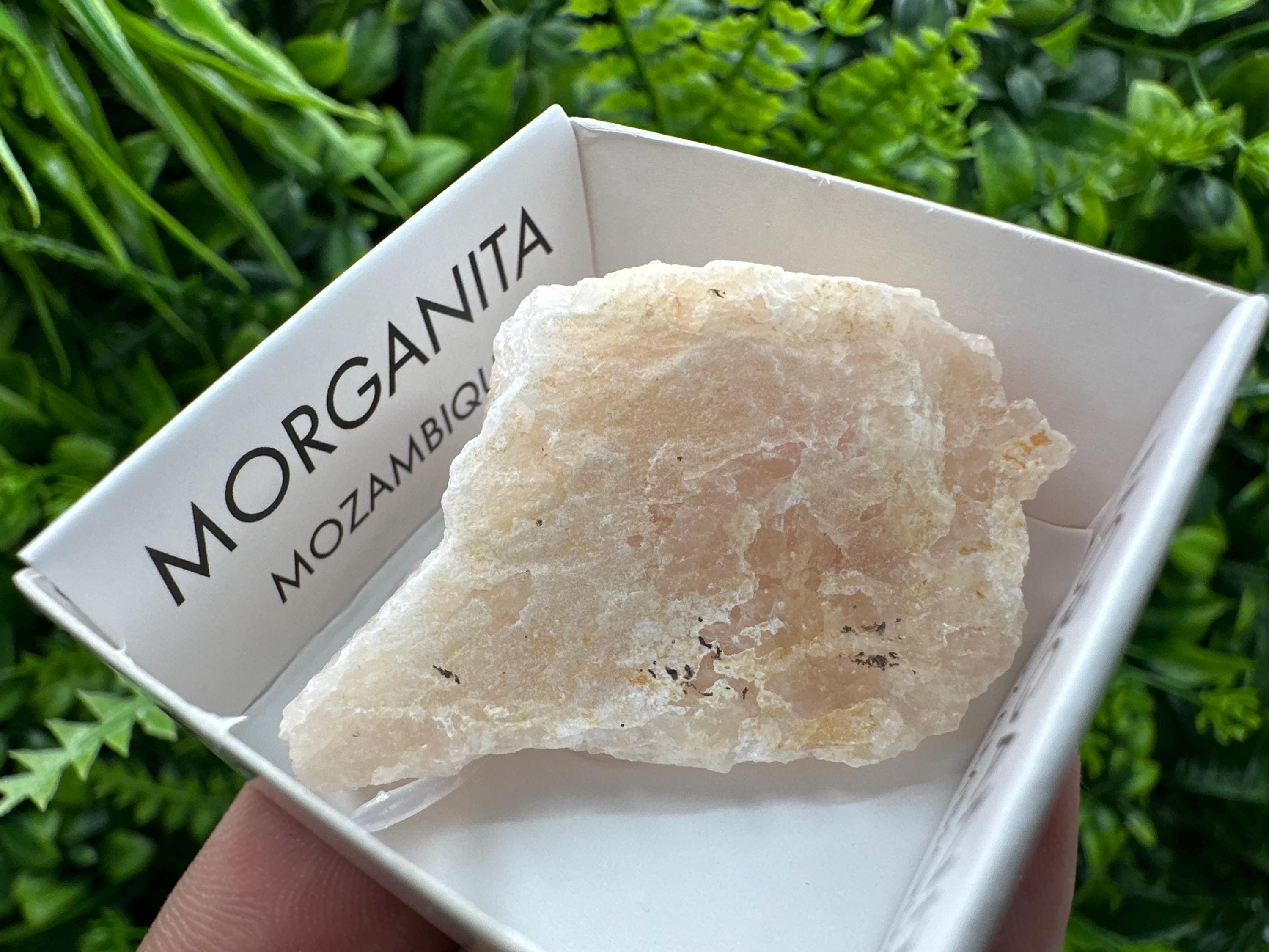 Rare Raw Morganite Specimen: Mozambique Crystal Collection (5/2.5 cm)