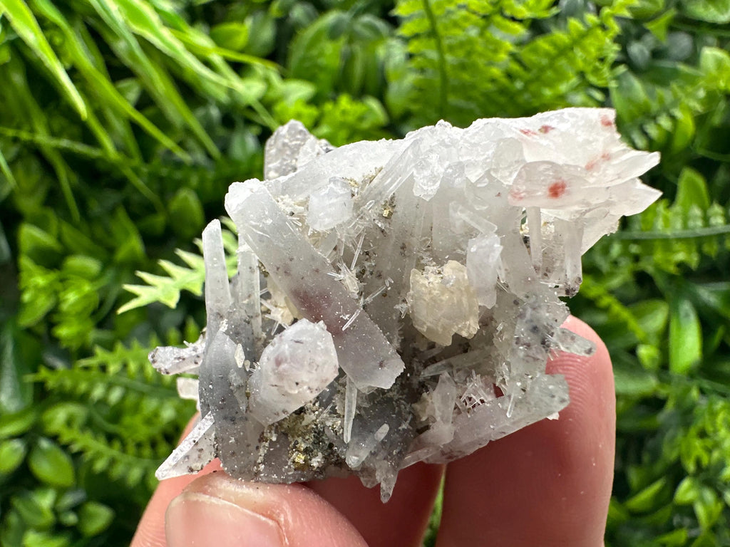 Quartz with Hematite and Pyrite, Krushev dol Mine Mineral Specimen