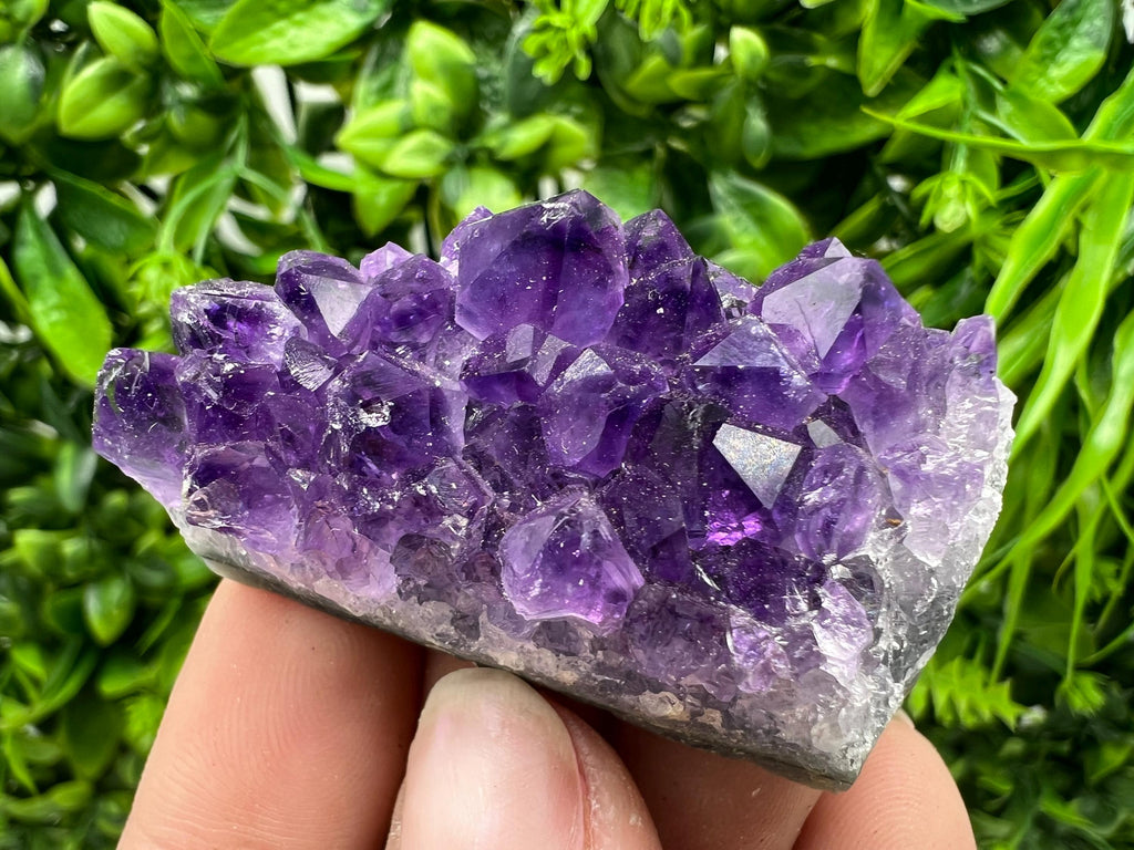 Uruguay Amethyst Crystal: Purple Quartz Home Decor, Energy Stone