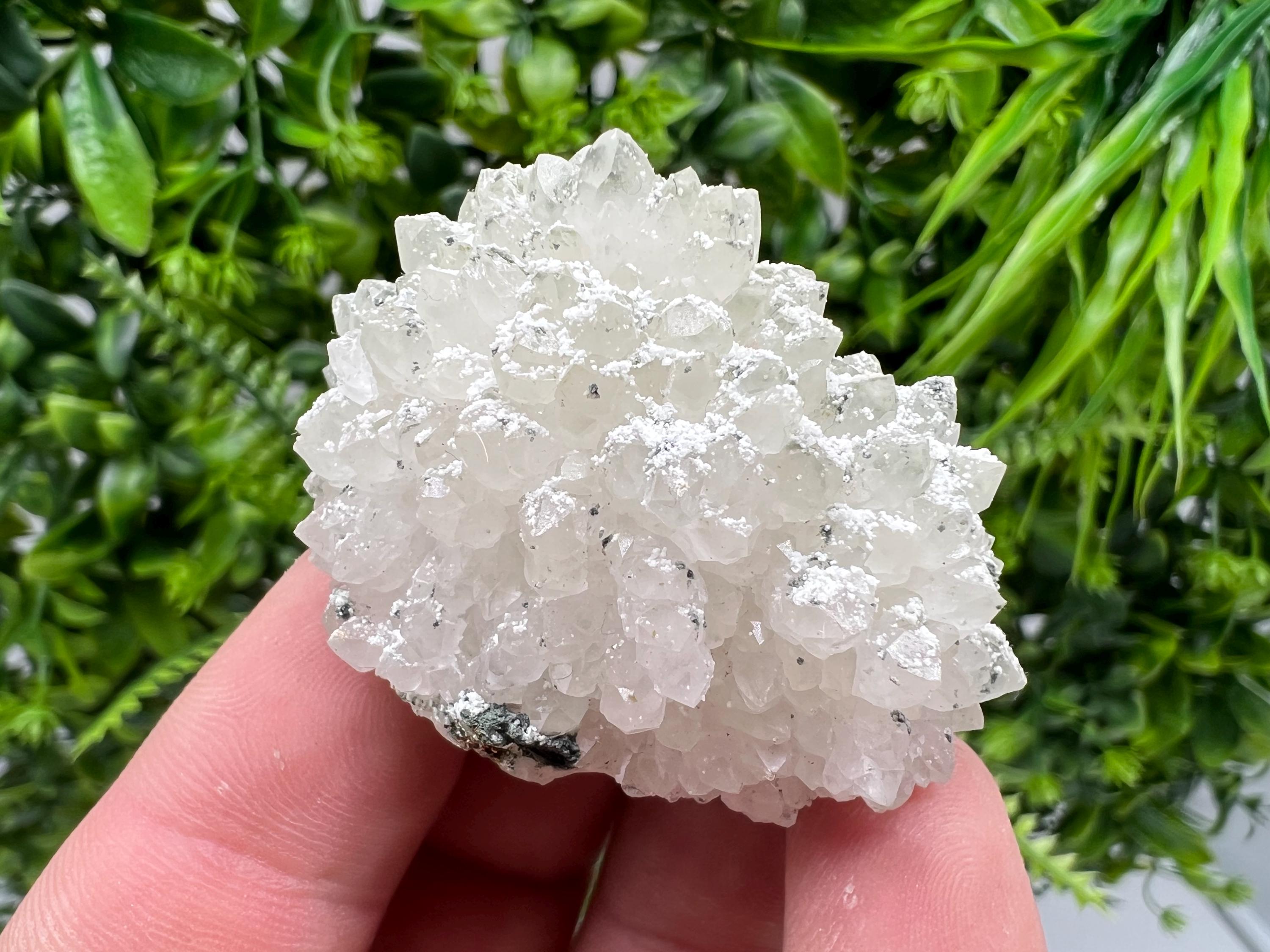 Transparent Quartz on Chlorite Matrix, Bulgaria Mineral Specimen