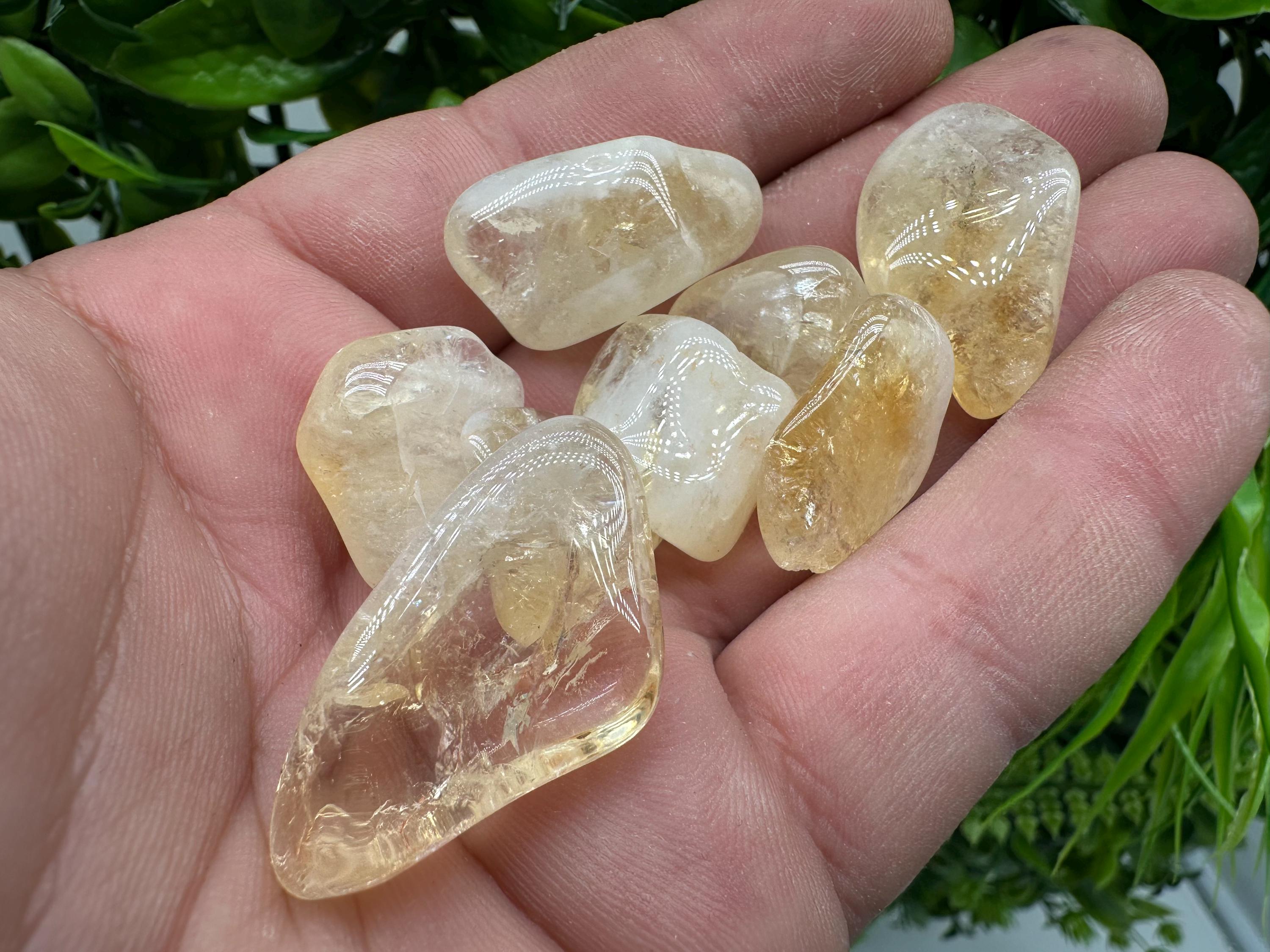 Citrine Tumbled Stone: Healing Crystal Gemstone