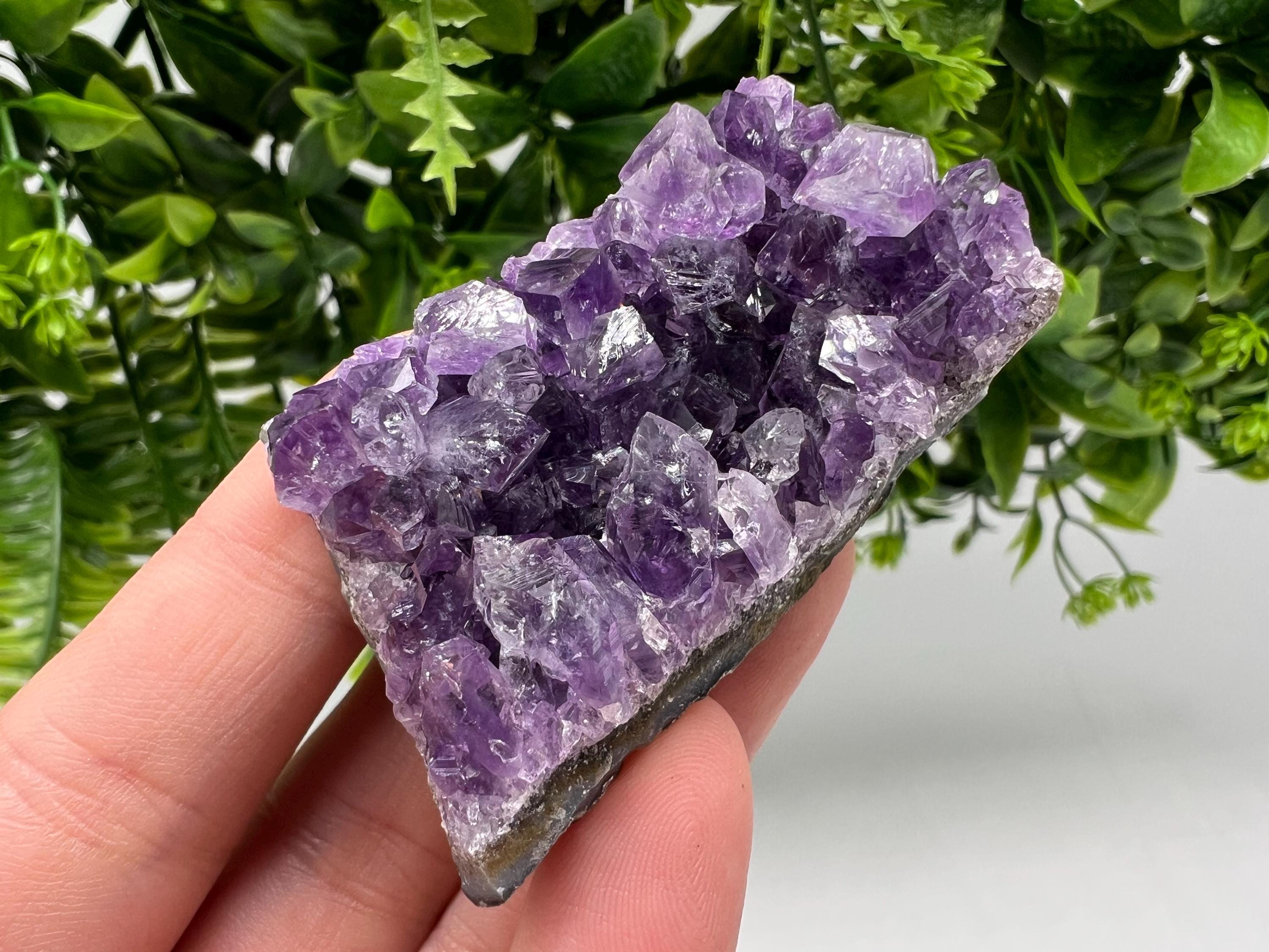 Natural Purple Amethyst Crystal, Uruguay Home Decor, 57 grams