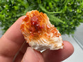 Red Vanadinite on Barite from Marocco,crystal minerals Speciment cluster Vanadinite crystal Vanadinite Geology Vanadinite cluster minerals