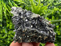 Sphalerite on Quartz with Pyrite, Borieva Mine Mineral Specimen