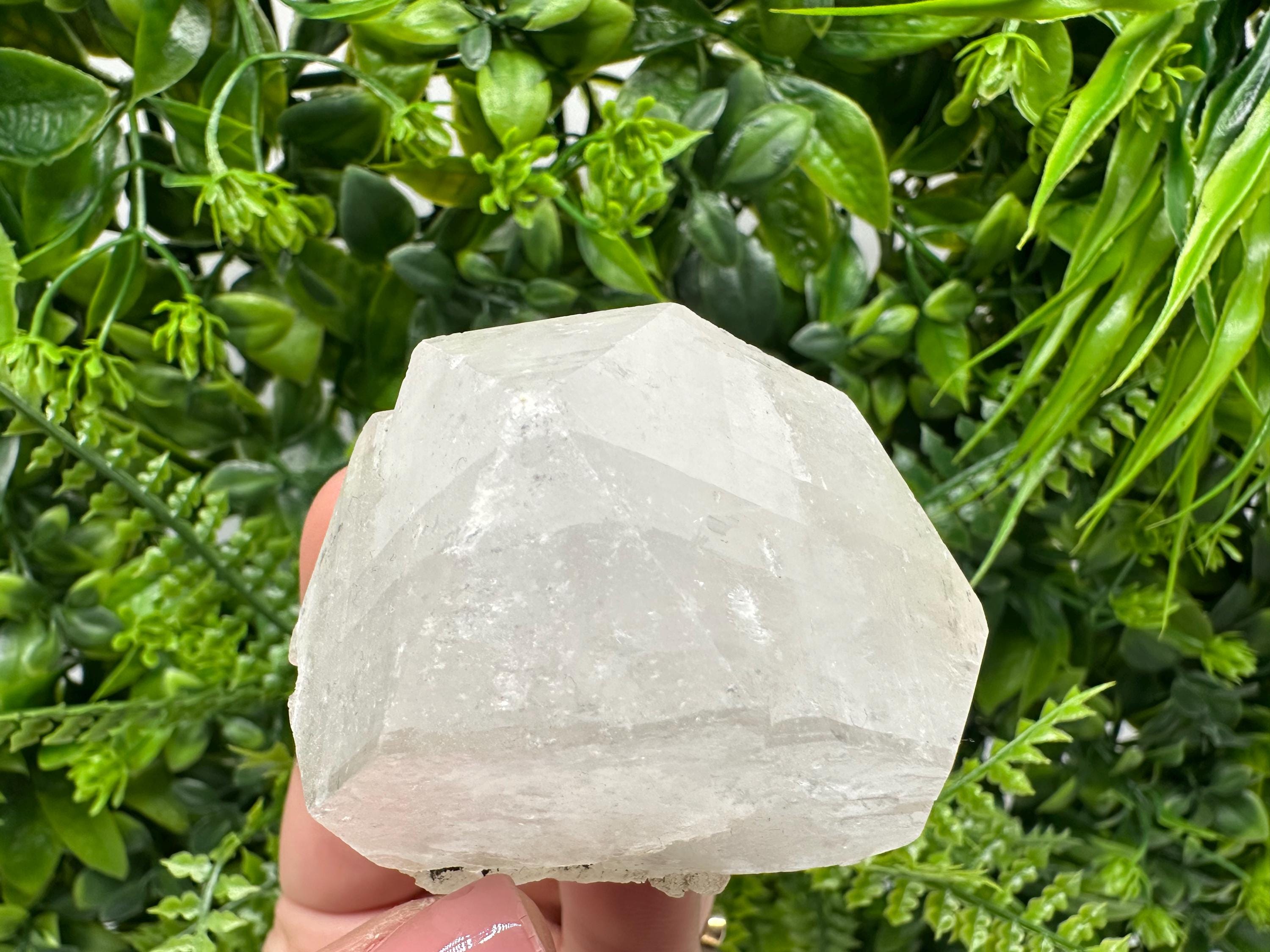 Apophyllite Stilbite on Chalcedony, India Crystal Specimen
