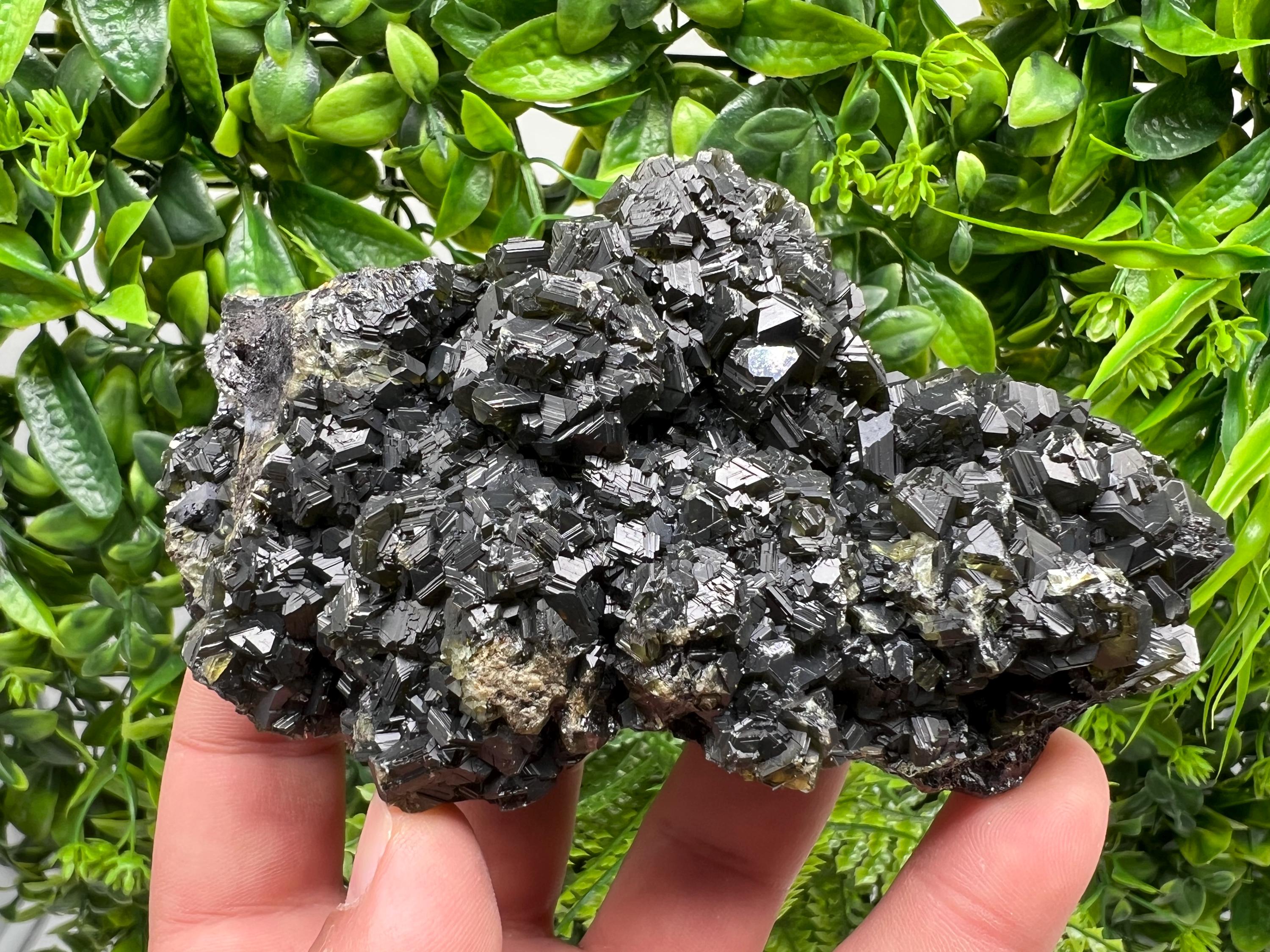 Transparent Green Sphalerite Cleiopfane Gem, Natural Mineral Collection