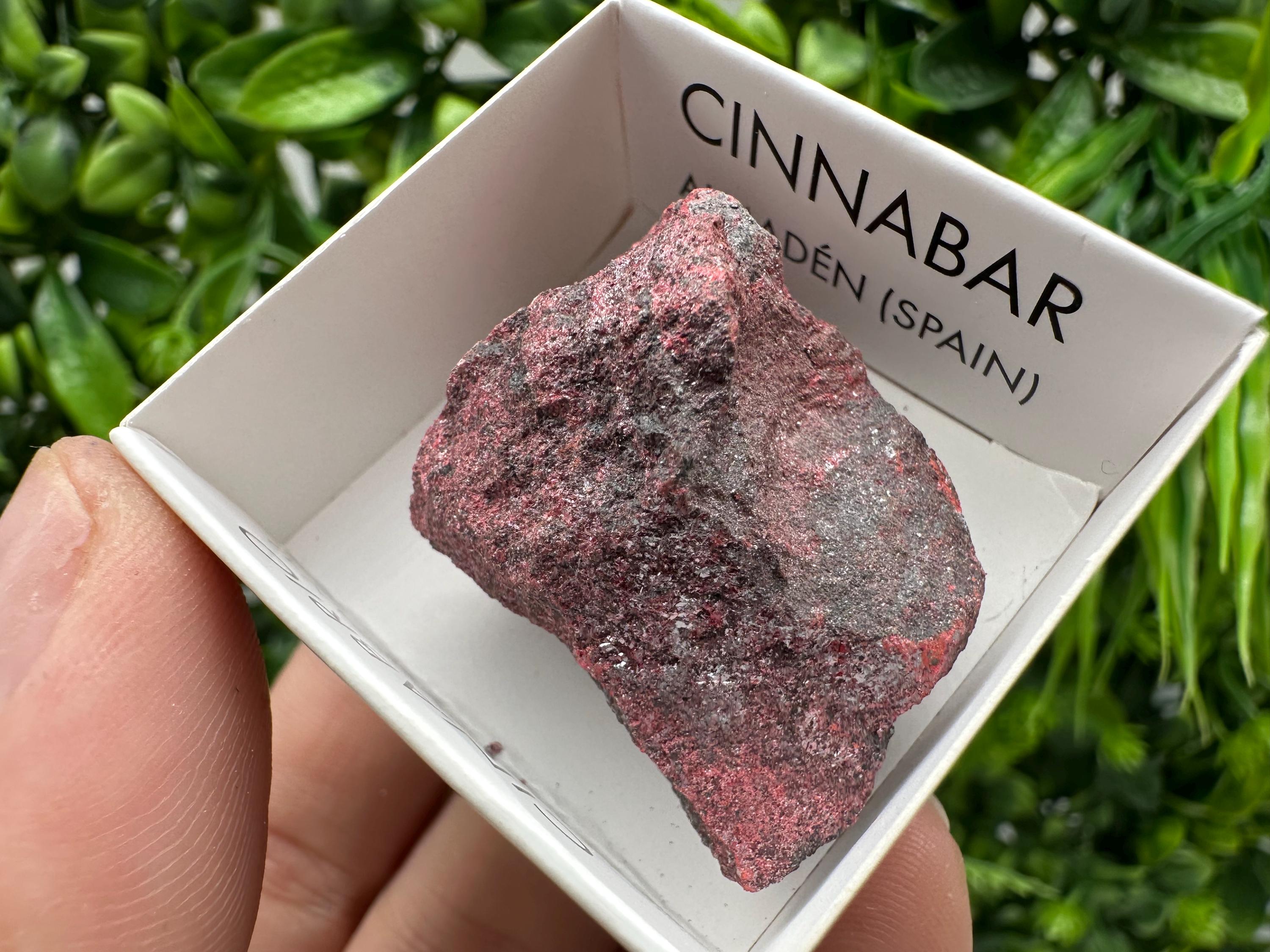 Red Cinnabar Crystal Specimen: Almaden Mines, Spain - Chakra Stone