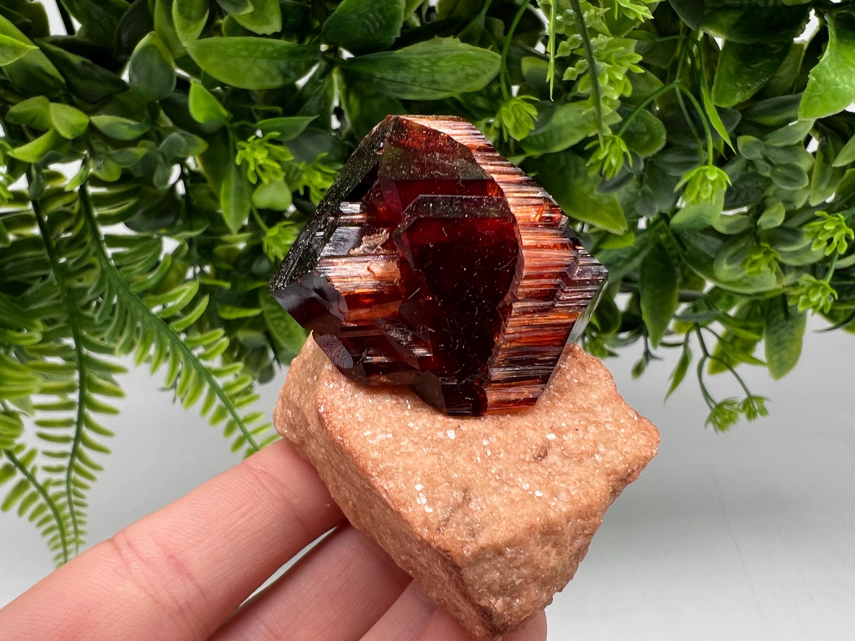 Orange-Brown Arcanite Mineral Specimen, Santa Ana Tin Mine
