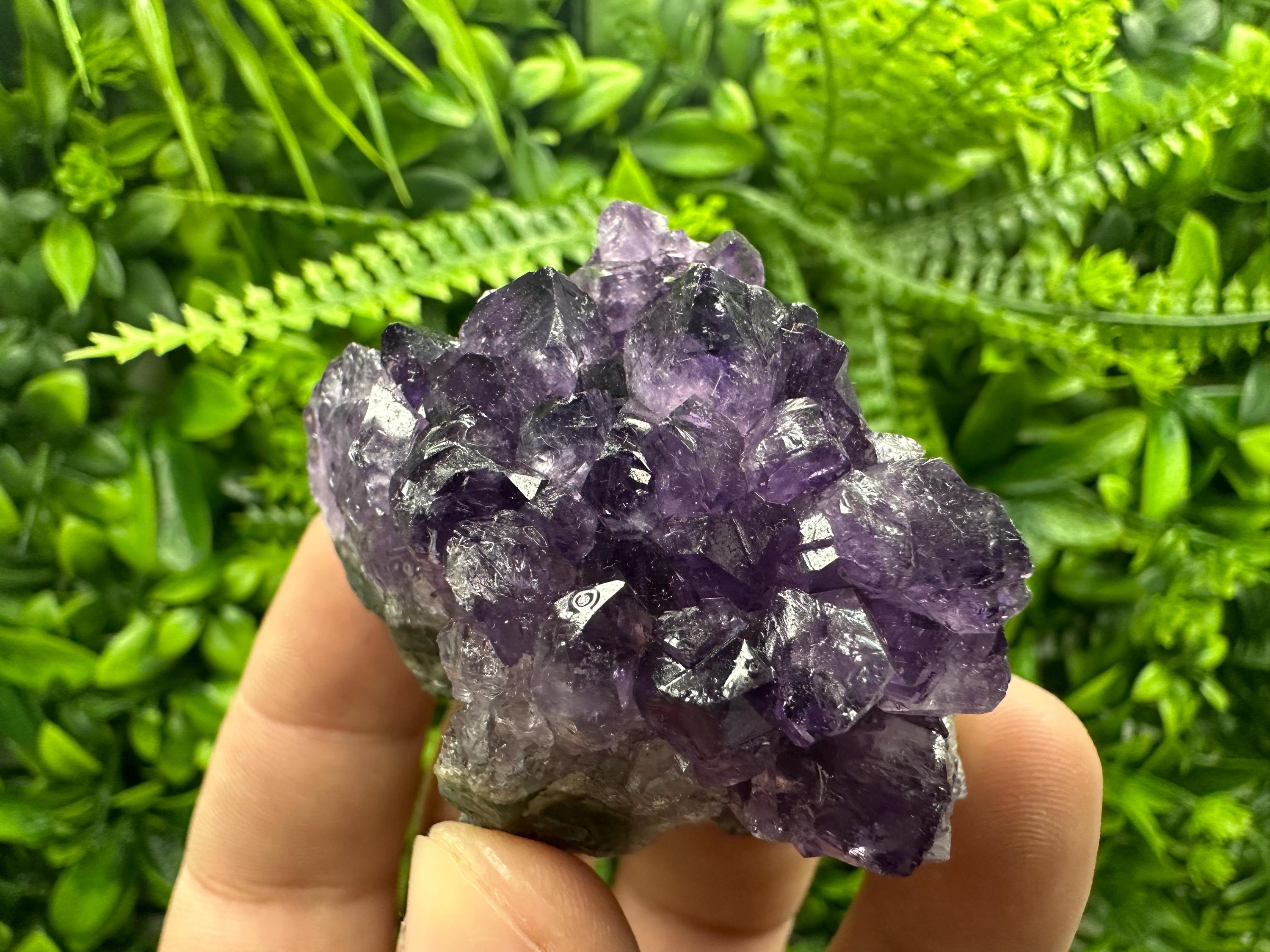 Uruguayan Amethyst Cluster, Purple Quartz Crystal, Home Decor